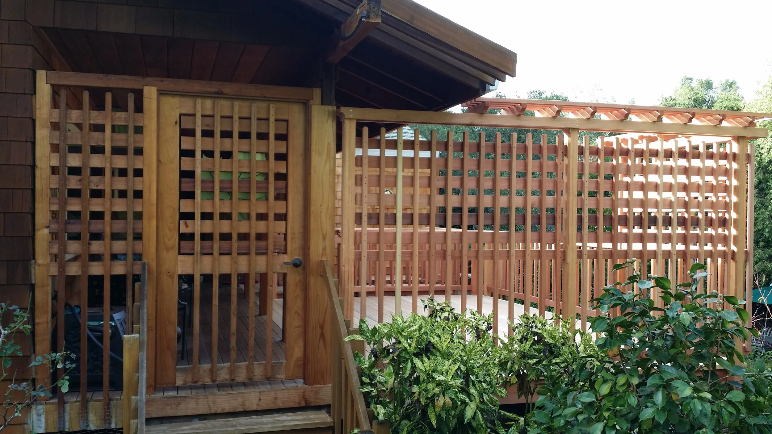 Privacy Screen and deck rebuild in San Rafael