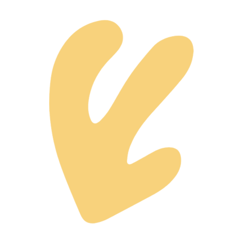 A beige-colored hand icon making a waving gesture with two fingers extended.