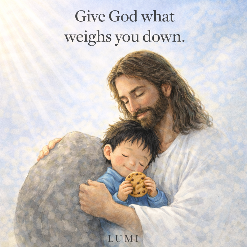 Give God what weighs you down
