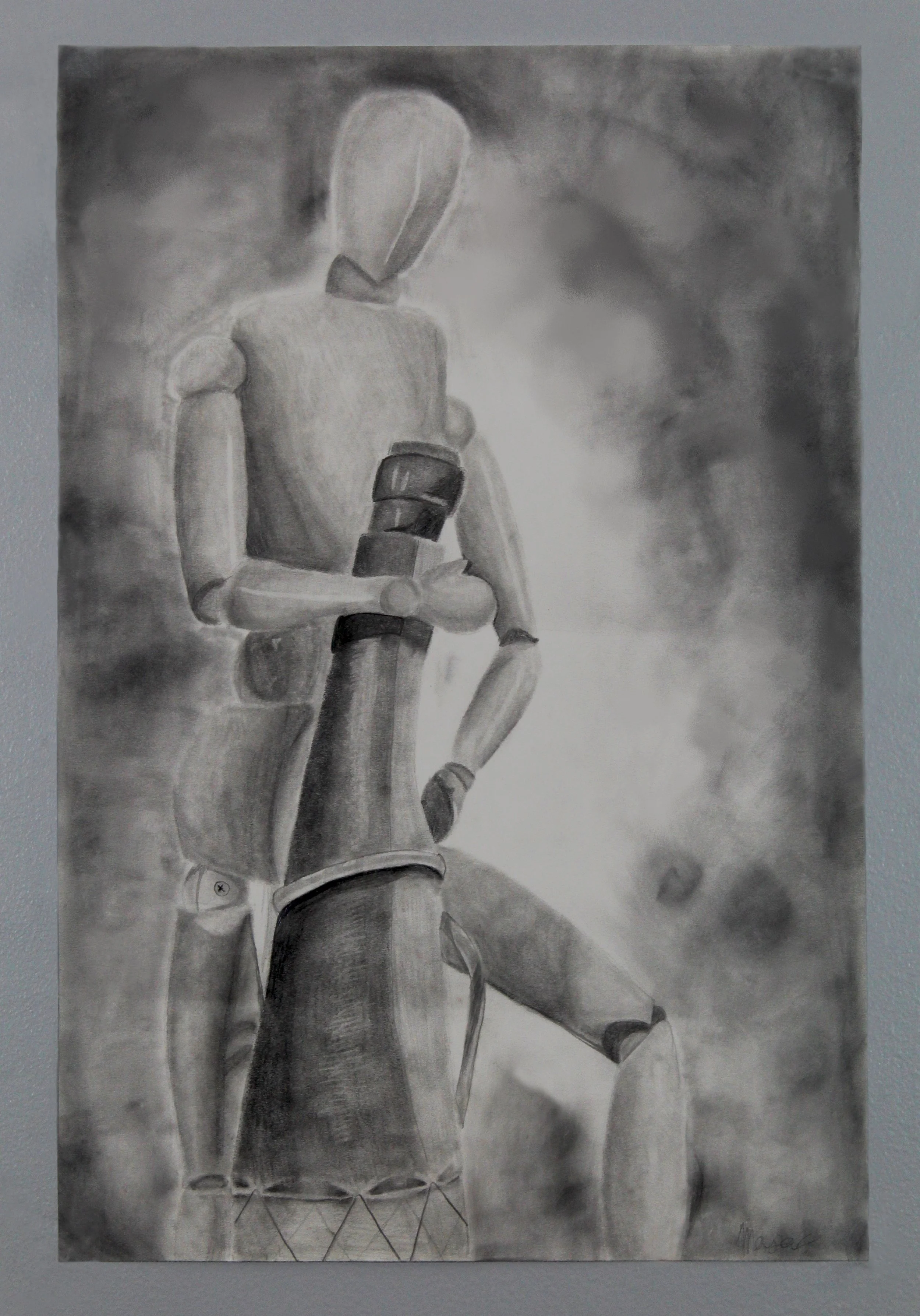 Lifestyle Chess Graphite Drawing