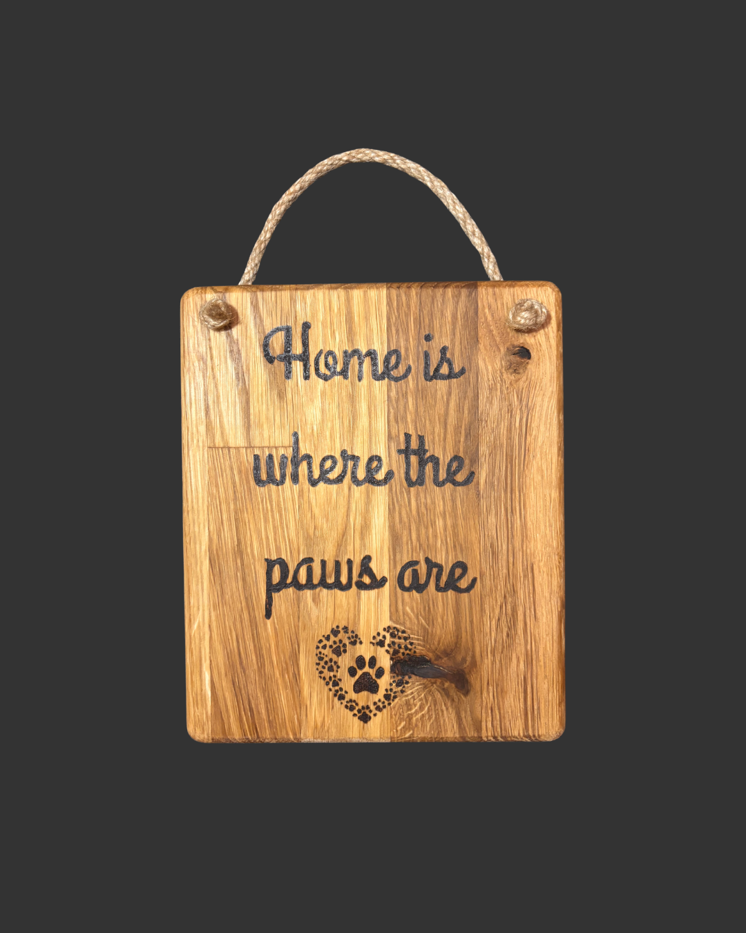 Handmade Pyrography Wall Art | Home is where the paws are