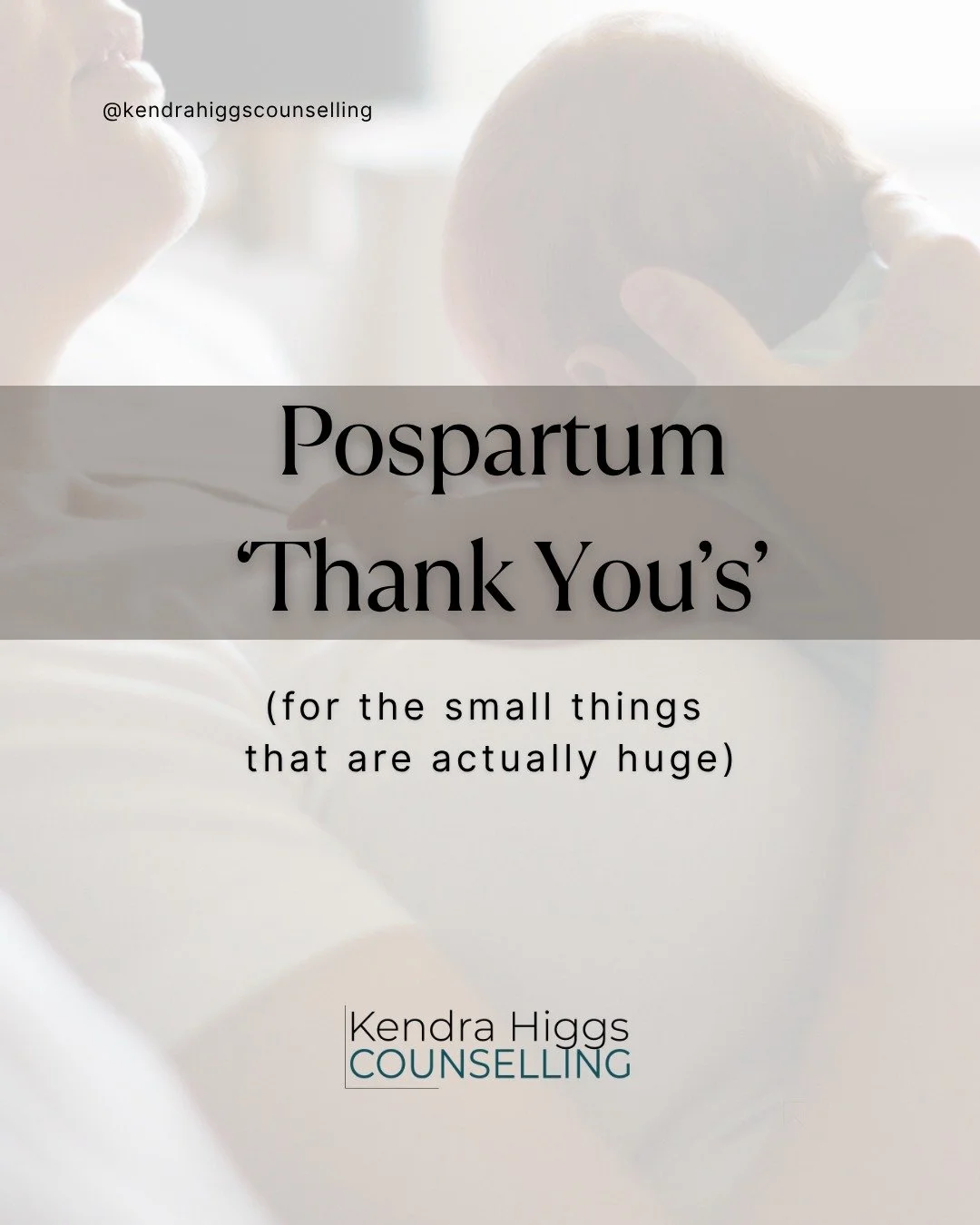 ❤️ Send this to someone who showed up for you! 👏

Postpartum is one of the most vulnerable times in a person's life - and we need so. much. support. 

I hear heartbreaking stories all the time of people who were expected to carry far too much during