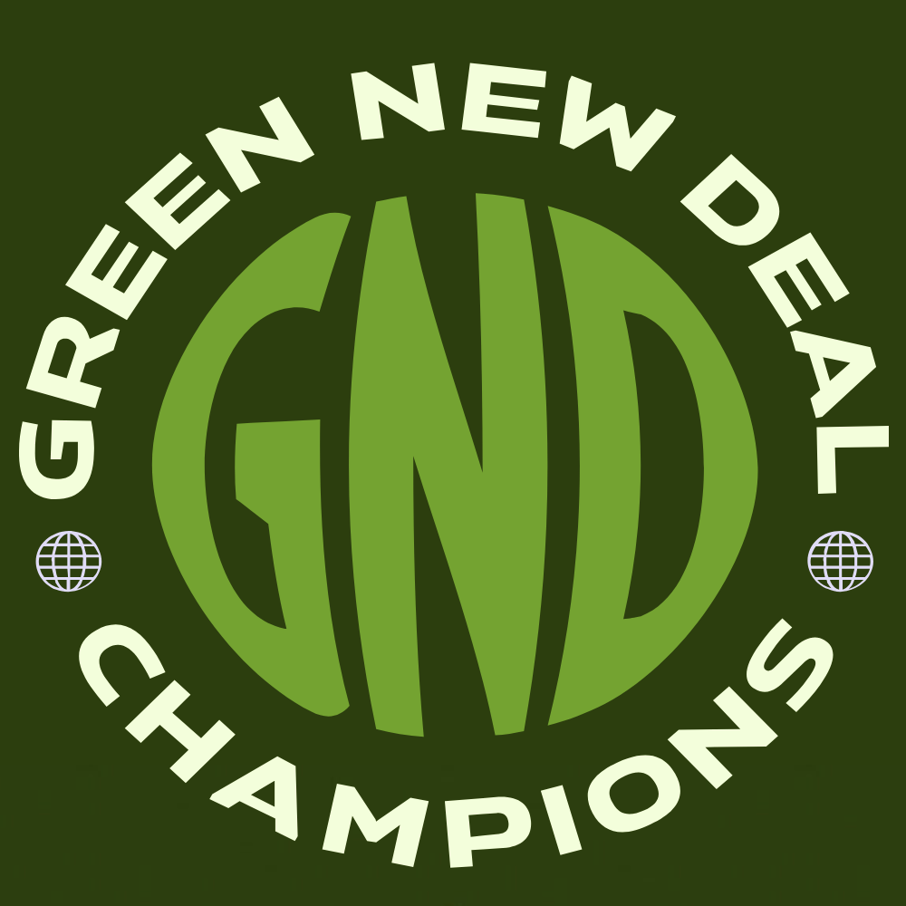 Green New Deal Champion Logo #GNDChampion #GreenNewDeal
