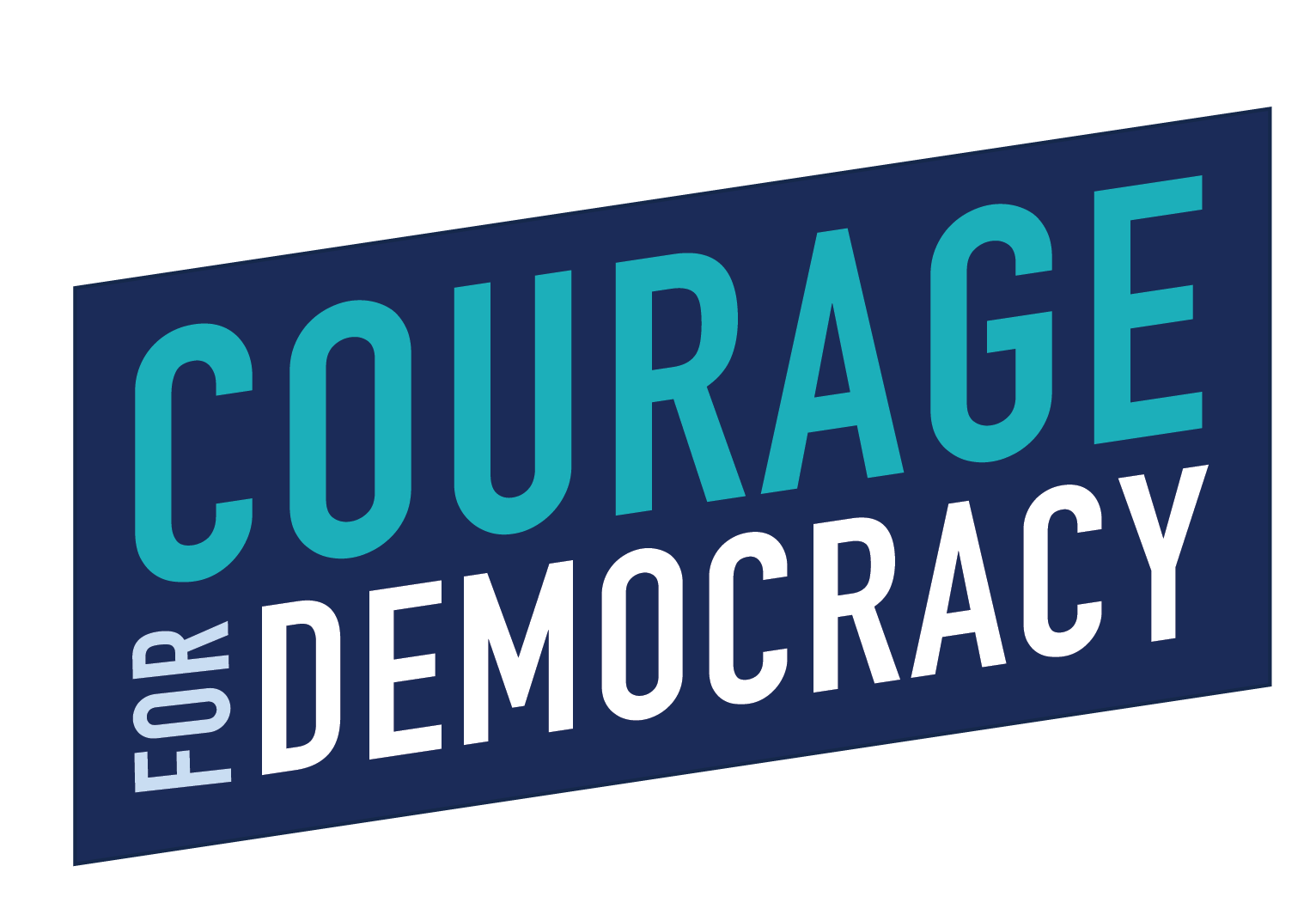 Courage for Democracy State Candidate Badge