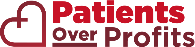 Patients Over Profits Pledge Logo