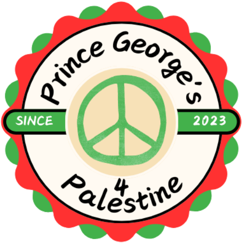 Prince George's 4 Palestine Logo