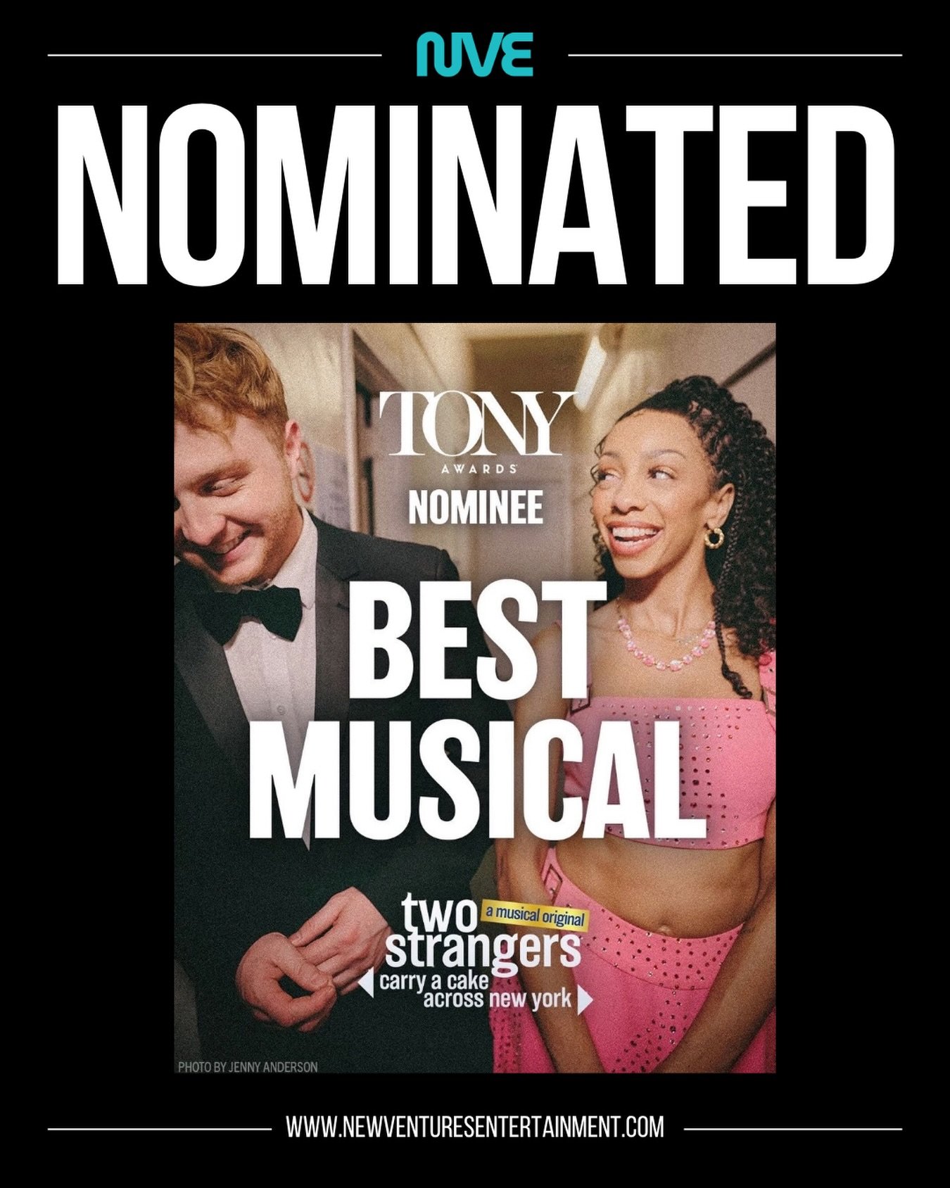 Congratulations to @themichaelpatrick on his @thetonyawards nomination for Best Musical. TWO STRANGERS (CARRY A CAKE ACROSS NEW YORK) was nominated for a total of 8️⃣ 2026 Tony Awards 👏👏👏

&bull; Best Musical
&bull; Best Performance by an Actor in
