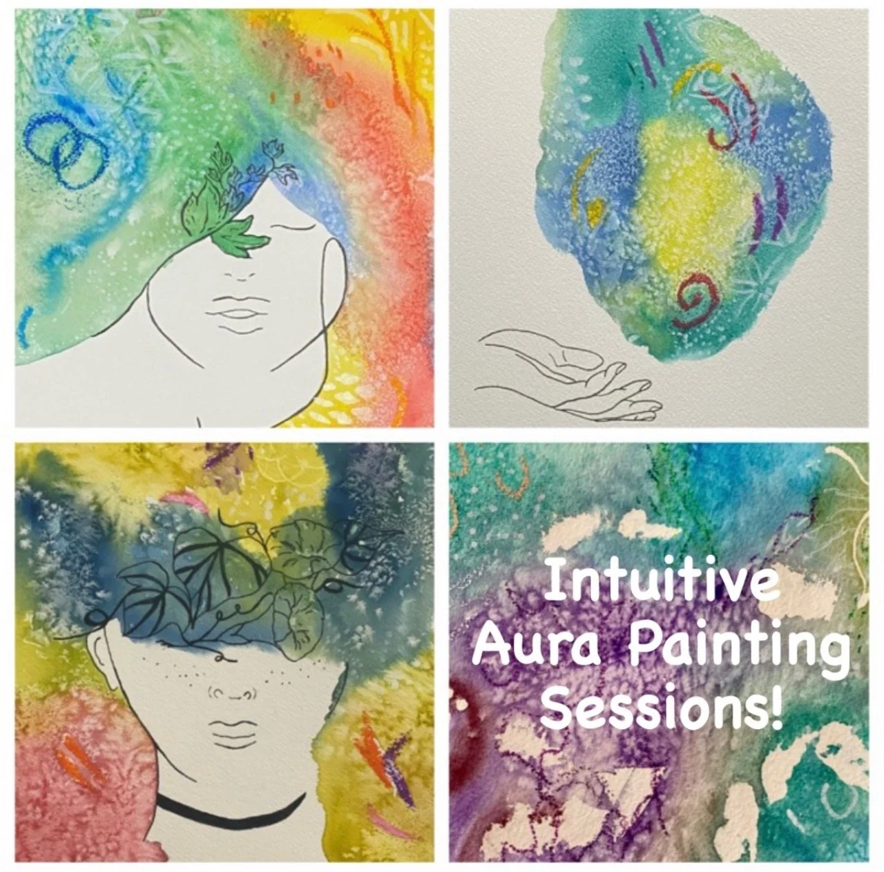 Intuitive Aura Painting Sessions