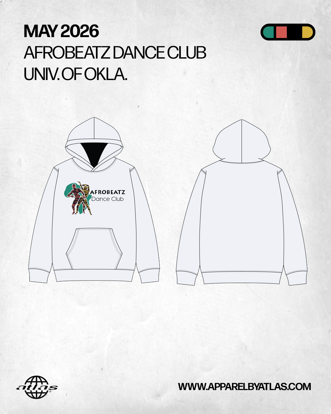 Afrobeatz Dance Club at OU - White Hoodie