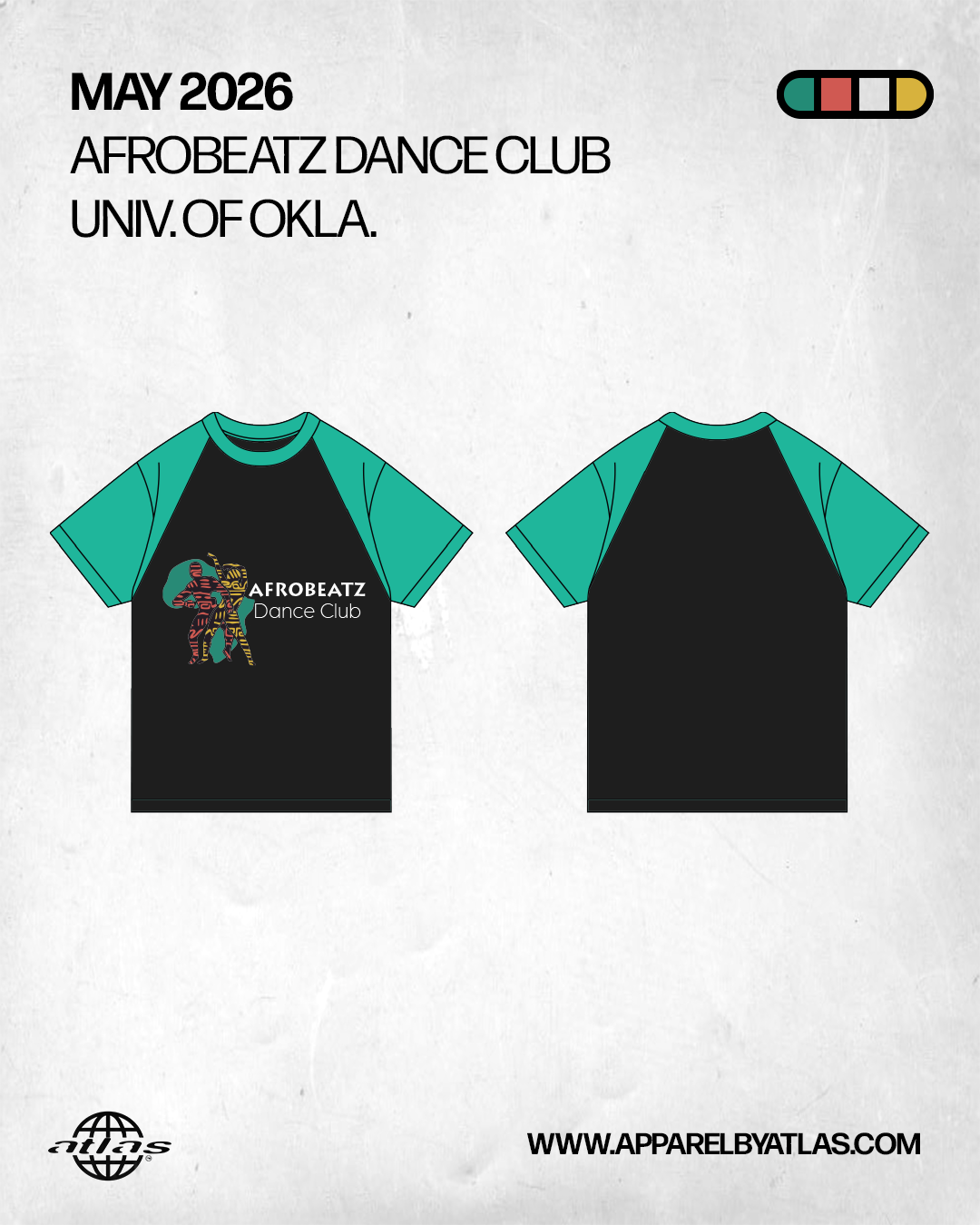 Afrobeatz Dance Club at OU - Black T-Shirt