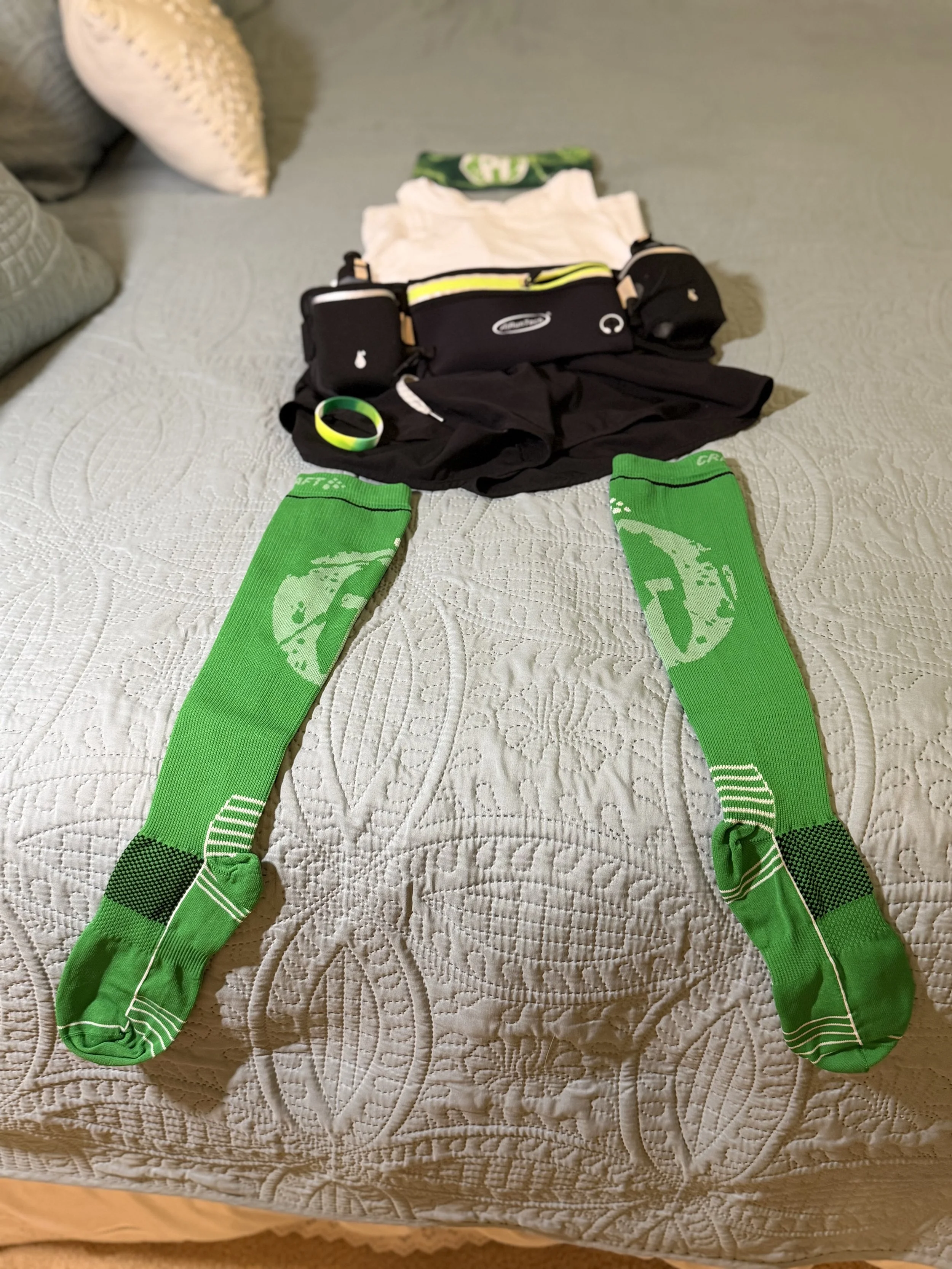 Outfit all planned for the Moonlight Beach 10K run!