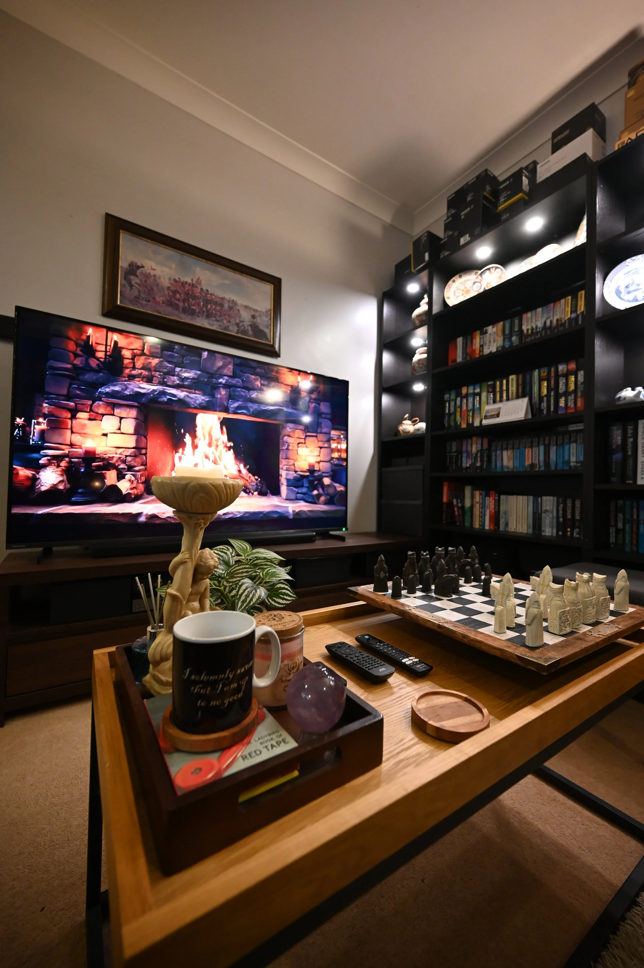 My Modern Gryffindor Common Room Inspired Study/Mixing Studio