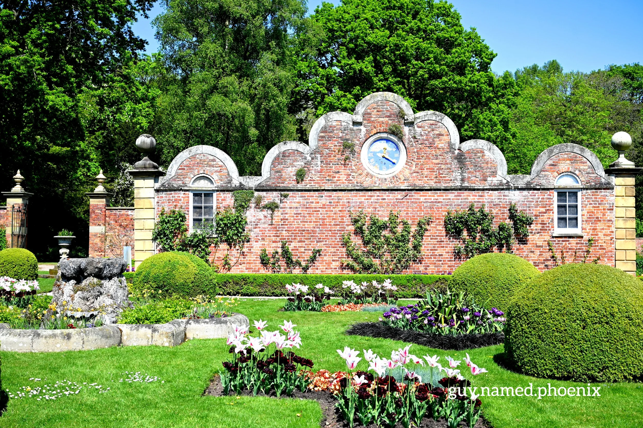 The garden at Speke Hall
