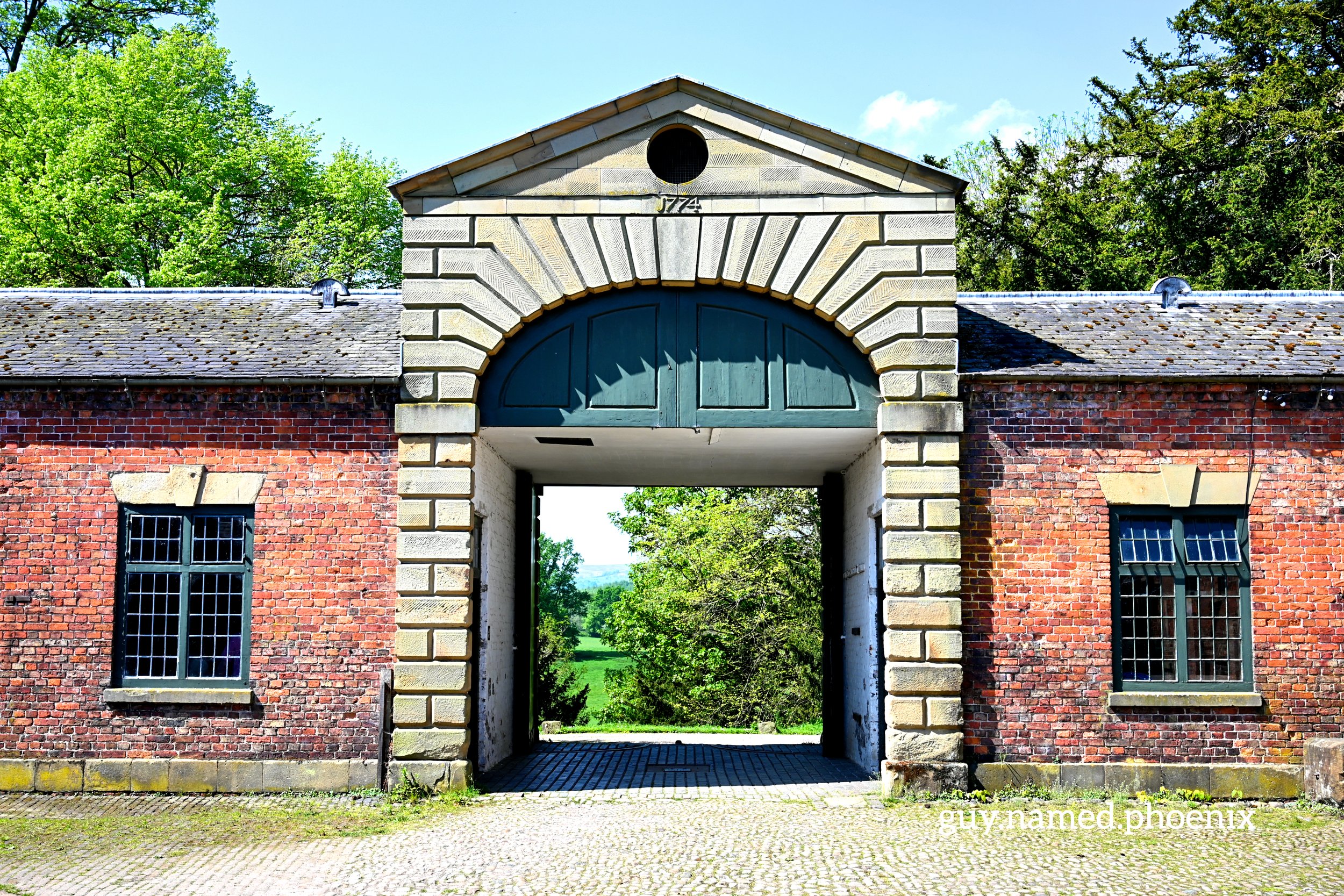 The gatehouse at Speke Hall dated 1774