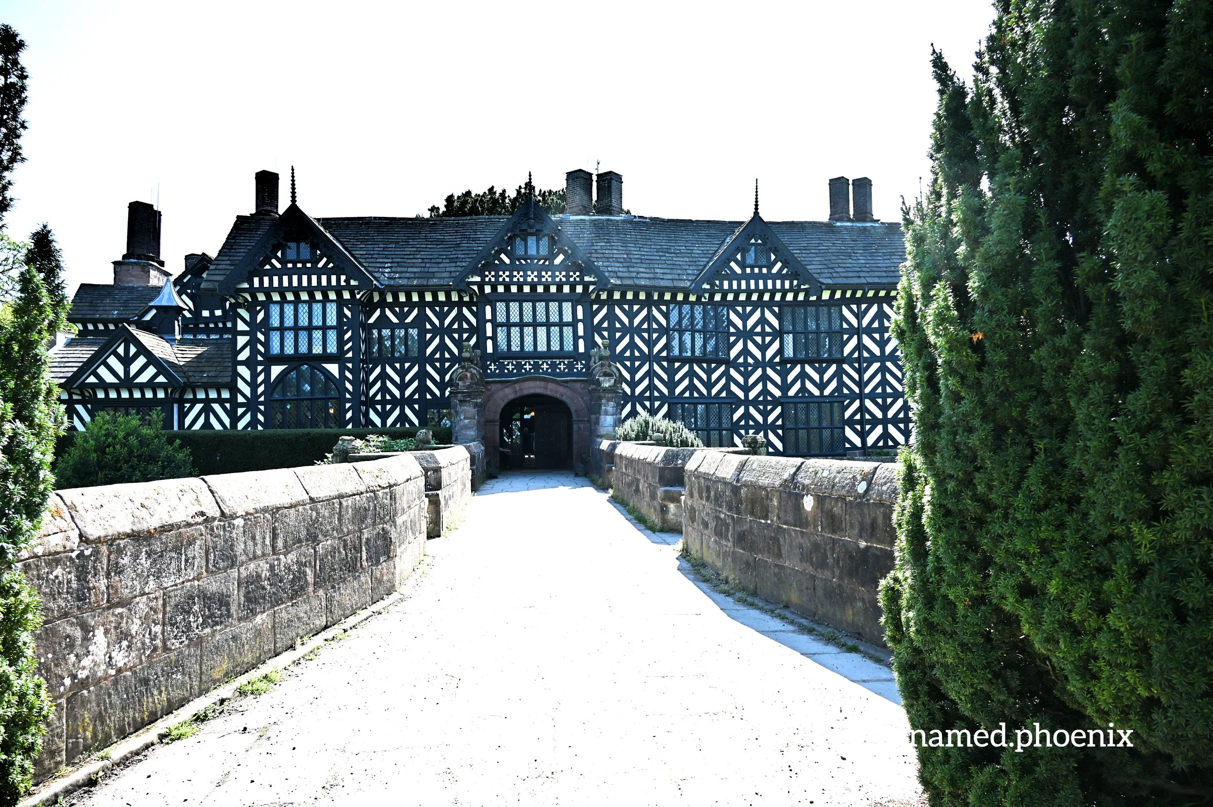 Speke Hall main entrance