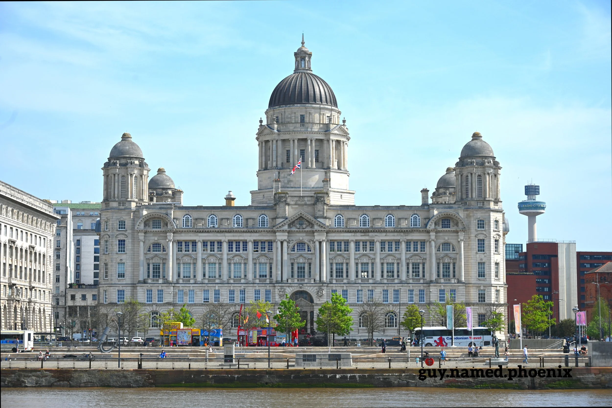 Port of Liverpool building being part of the "Three Graces", located on the Pier Head in Liverpool