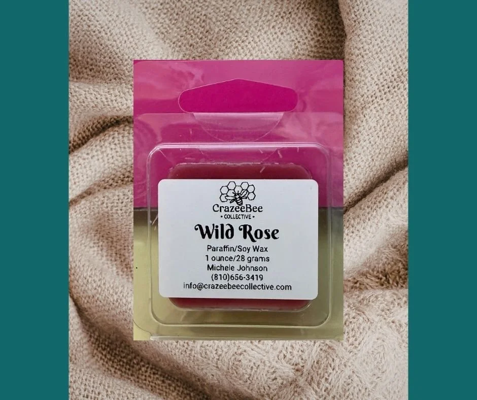 Wax Melt, Single - Wild Rose