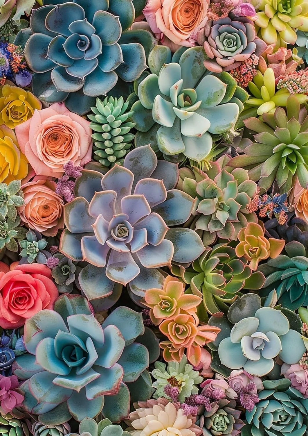 Diamond Art Kit - Succulents 1