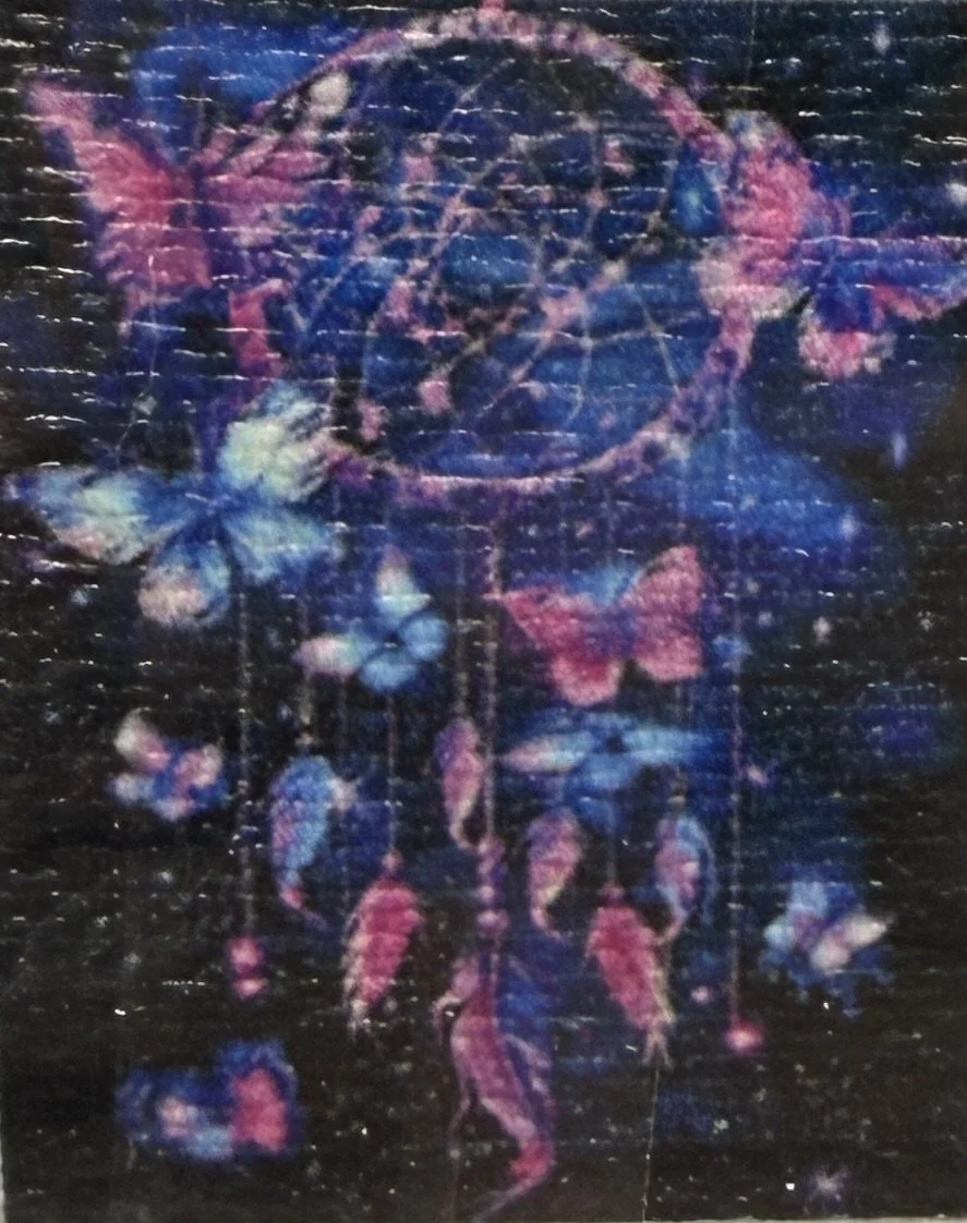 Diamond Art Kit - Dreamcatcher & Butterflies (Pinks/Blues)