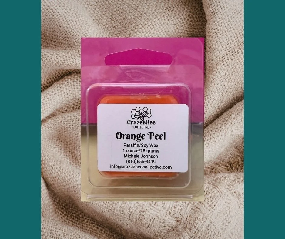 Wax Melt, Single - Orange Peel