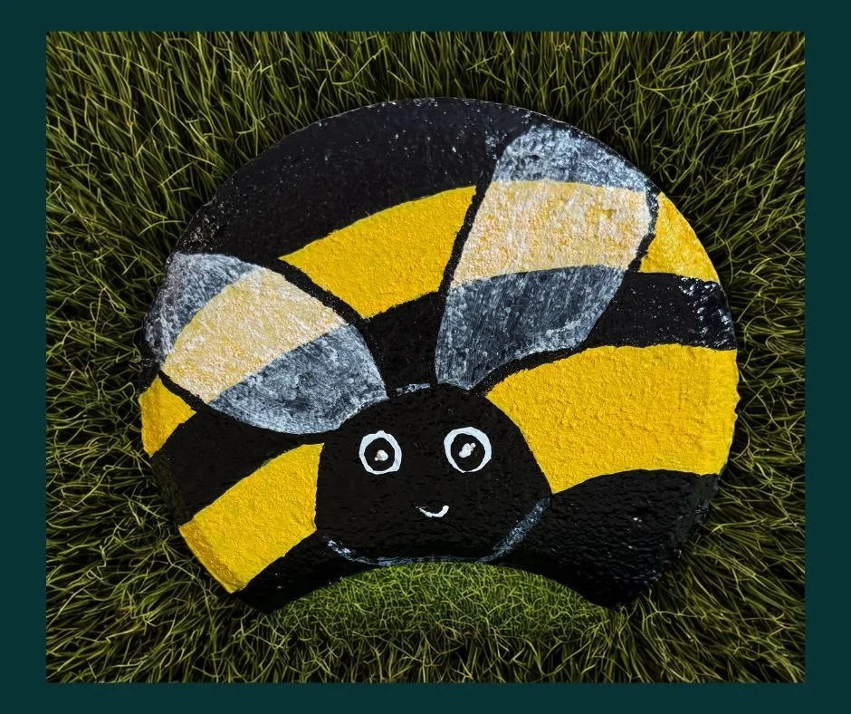 Painted Paver Block - Owl