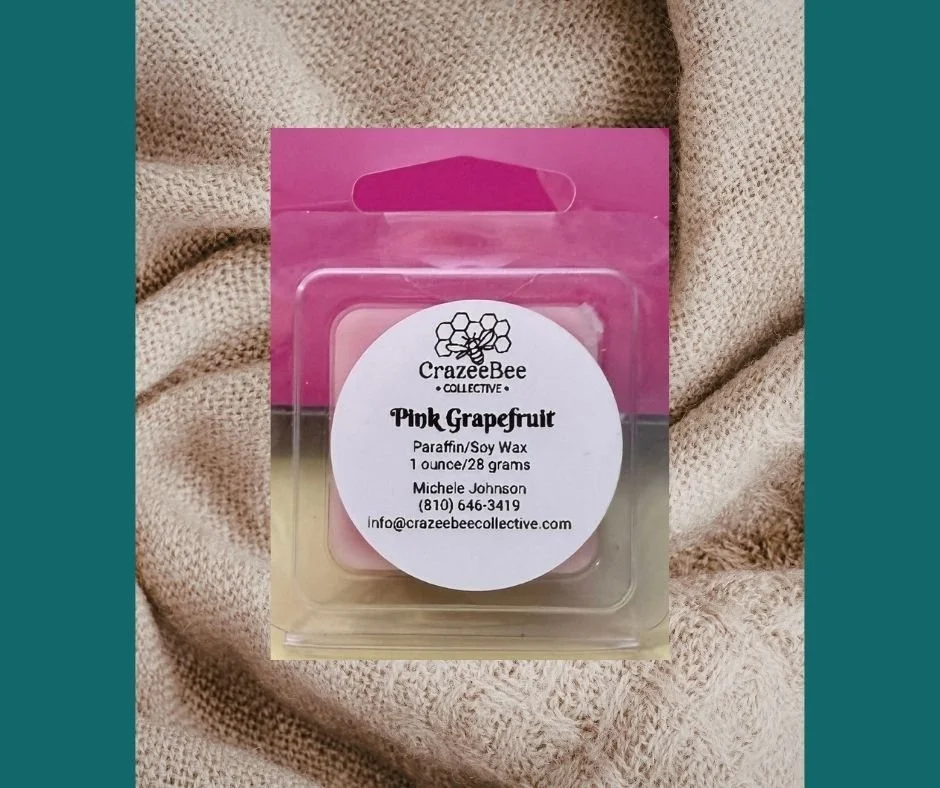 Wax Melt, Single - Pink Grapefruit