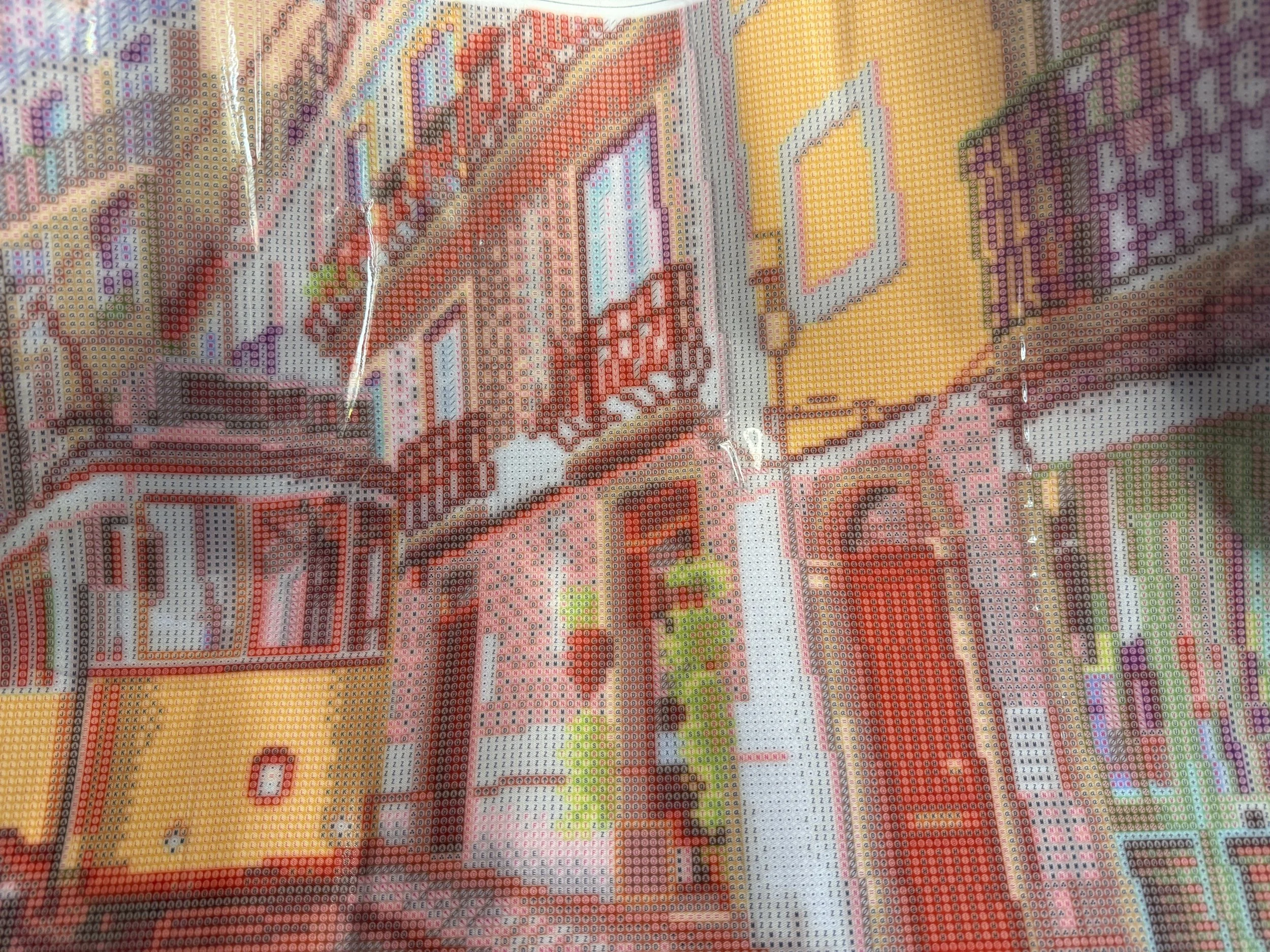 Diamond Art Kit - Train on City Street