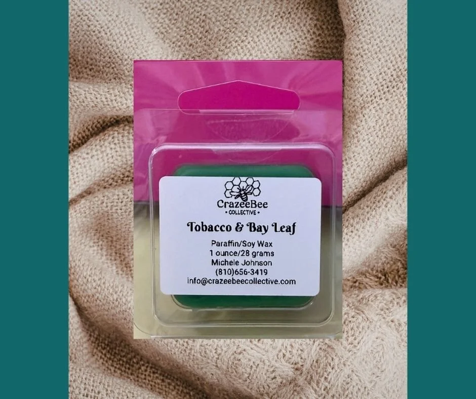 Wax Melt, Single - Tobacco & Bay Leaf