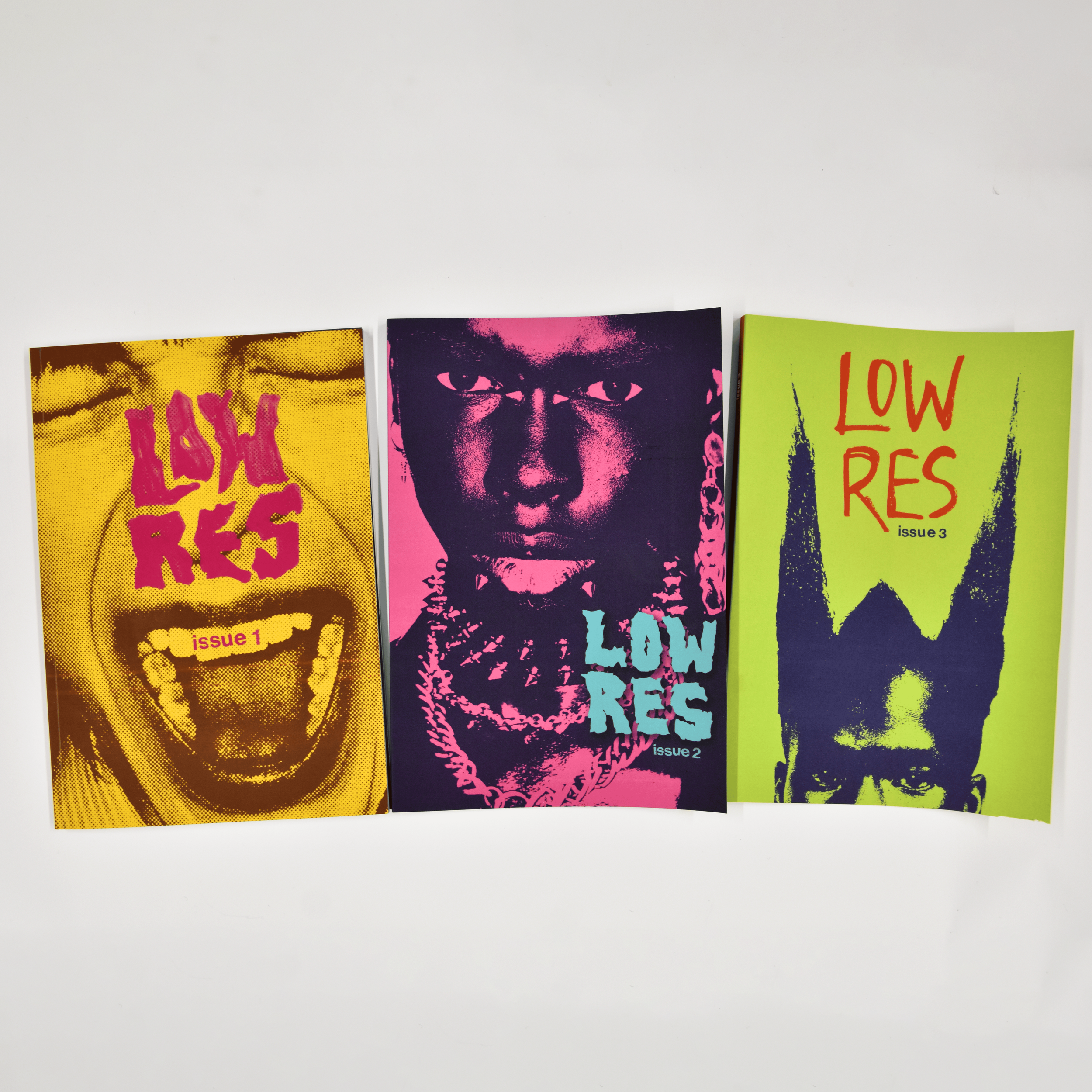 Low Res issue 1, 2, and 3 covers