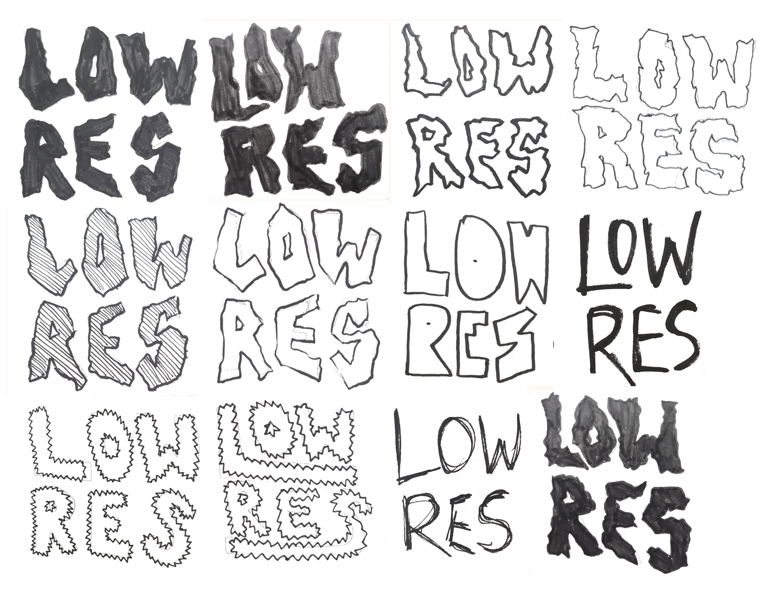 Low Res masthead ideation