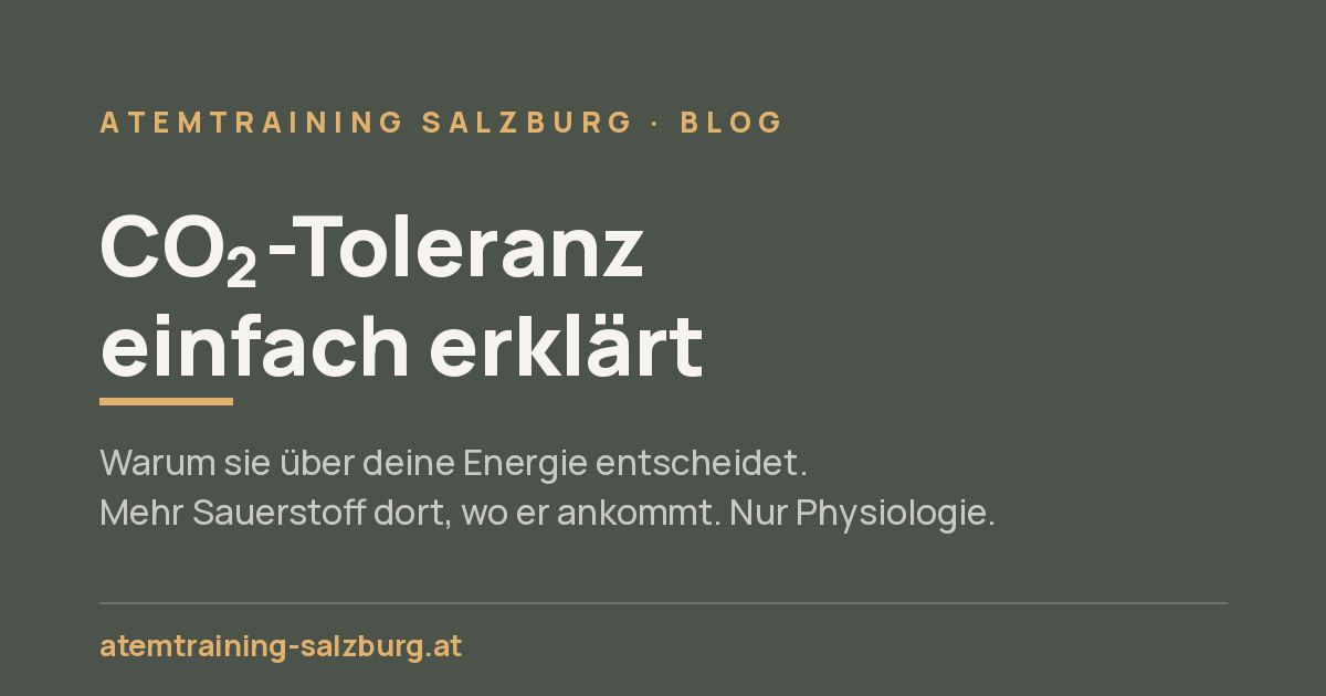 CO₂-Toleranz einfach erklärt: Warum sie über deine Energie entscheidet