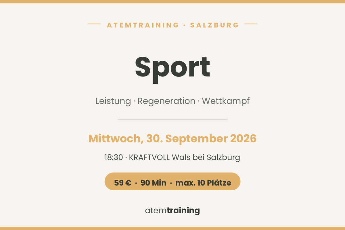 Atemtraining Sport 30.9