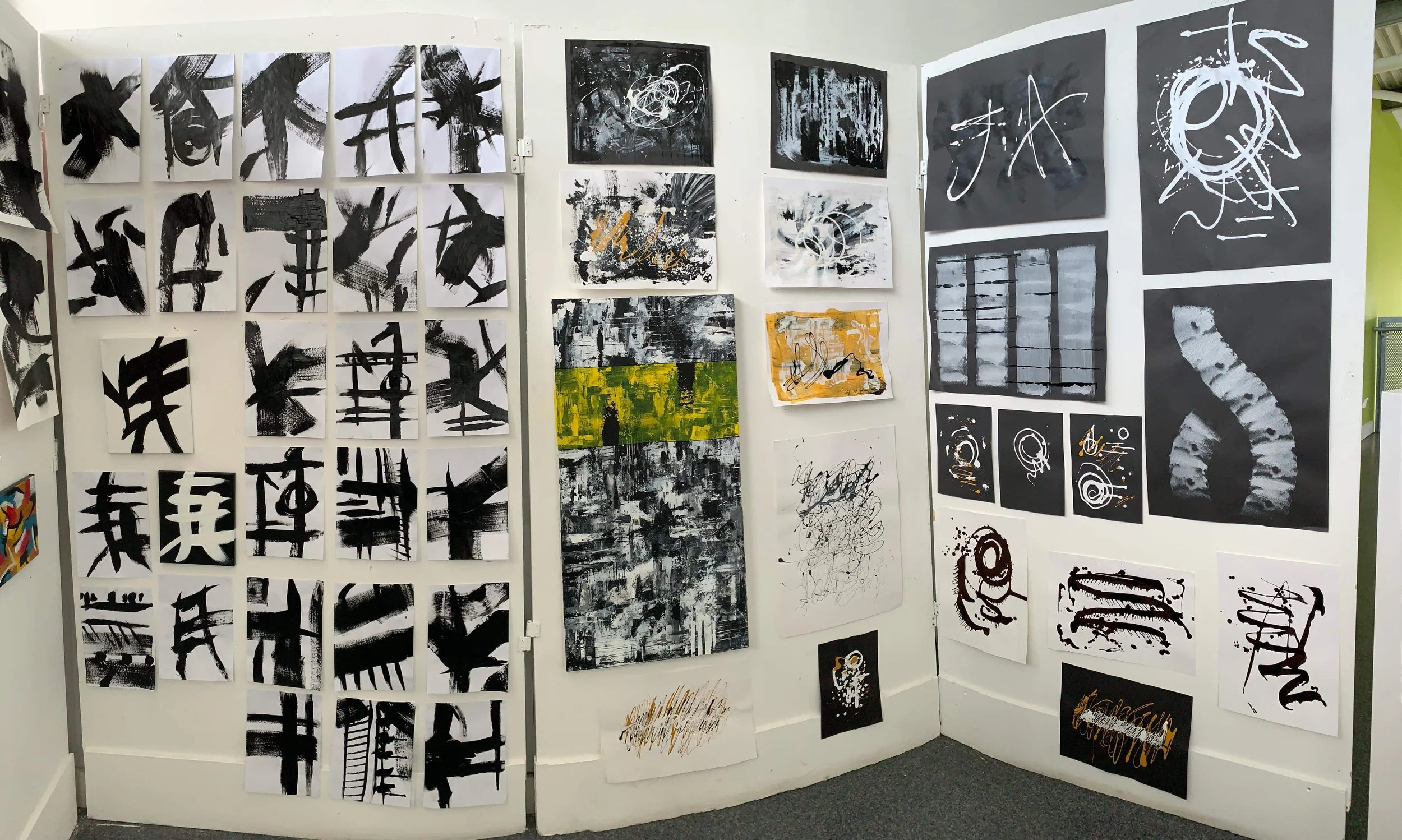 Various experiments in exhibition - 2019. 
