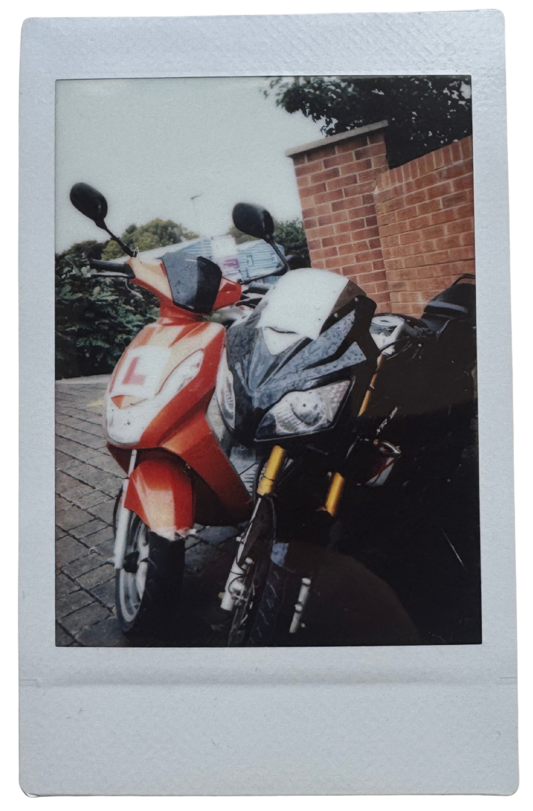 My old peugeot kisbee (left), 2017.
