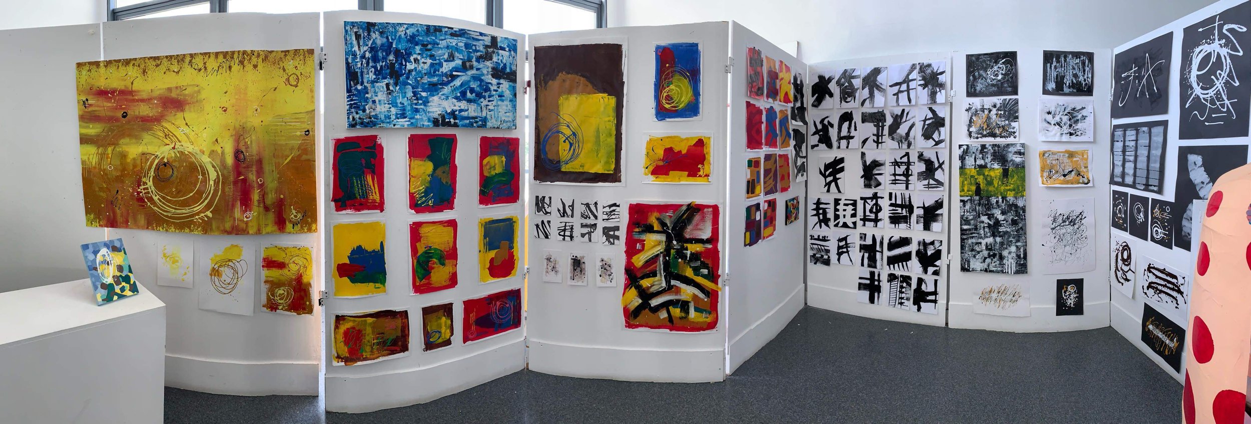 Various experiments in exhibition - 2019. 
