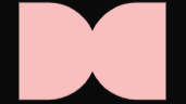 A pink bow-shaped object.