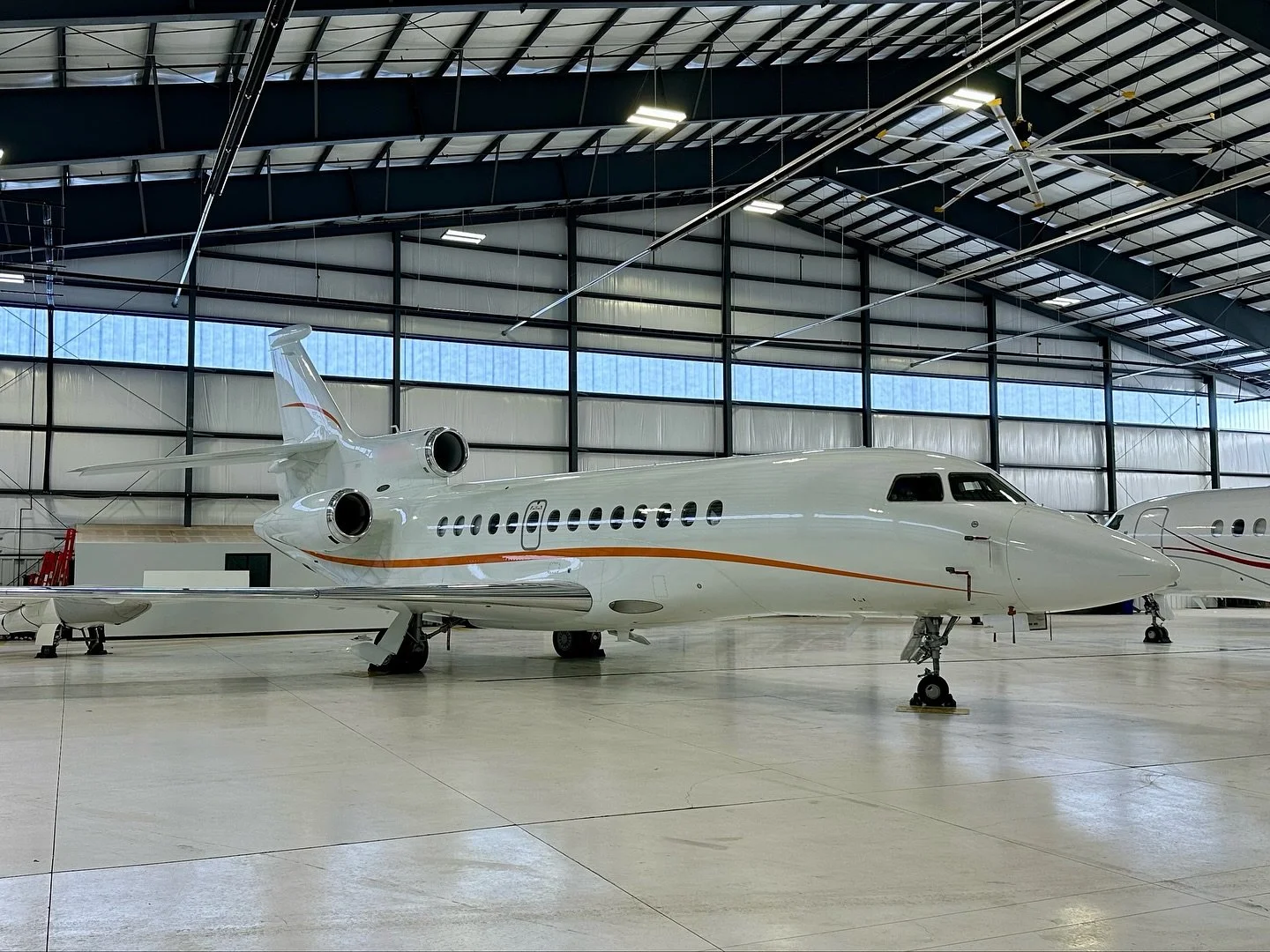 @dassaultfalcon 7X received our Complete Exterior Wipe Down as well as an Interior Detail. This is a new client that was unhappy with their last aviation detailer, so I spent a ton of time on it and hopefully gained them as regulars for future work. 