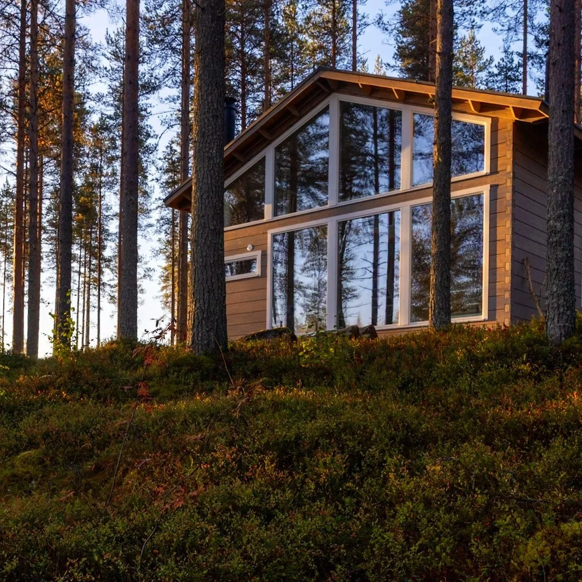 Ylikiimingissä erämökki Oulun lähellä