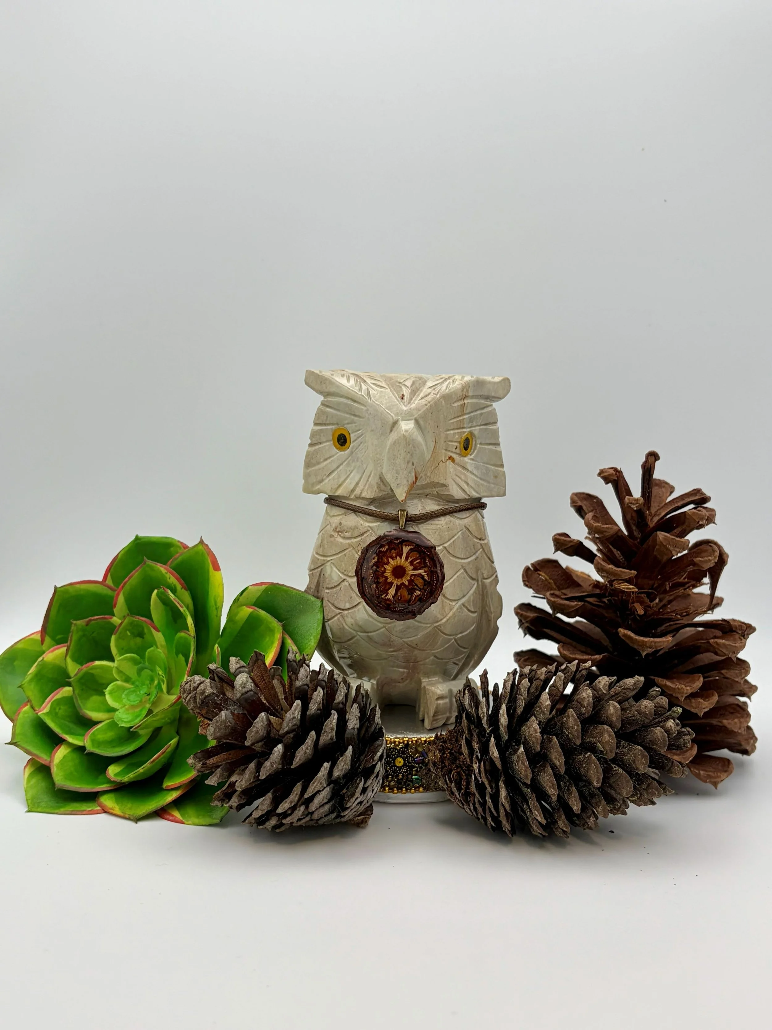 Sand Pine Pinecone Pendant