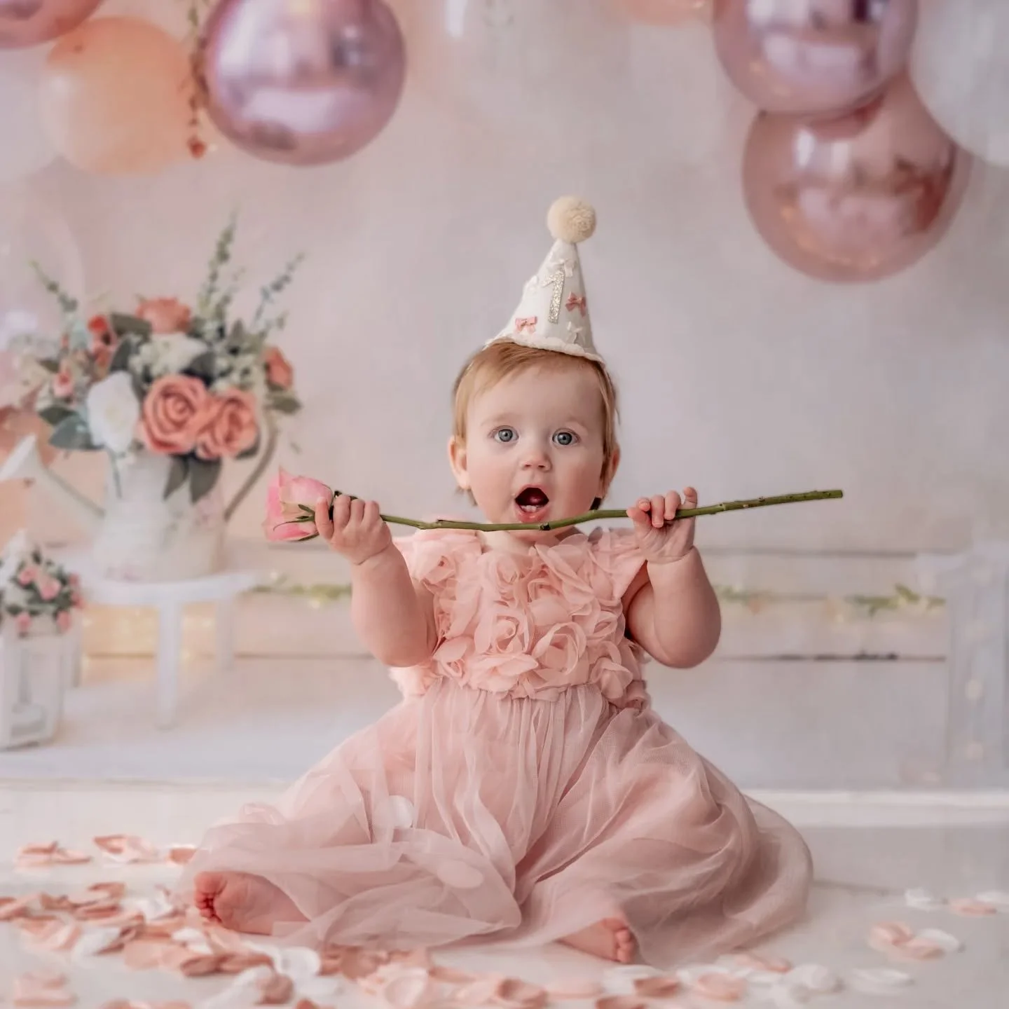 I hope this little beauty had the best first birthday! 🌸