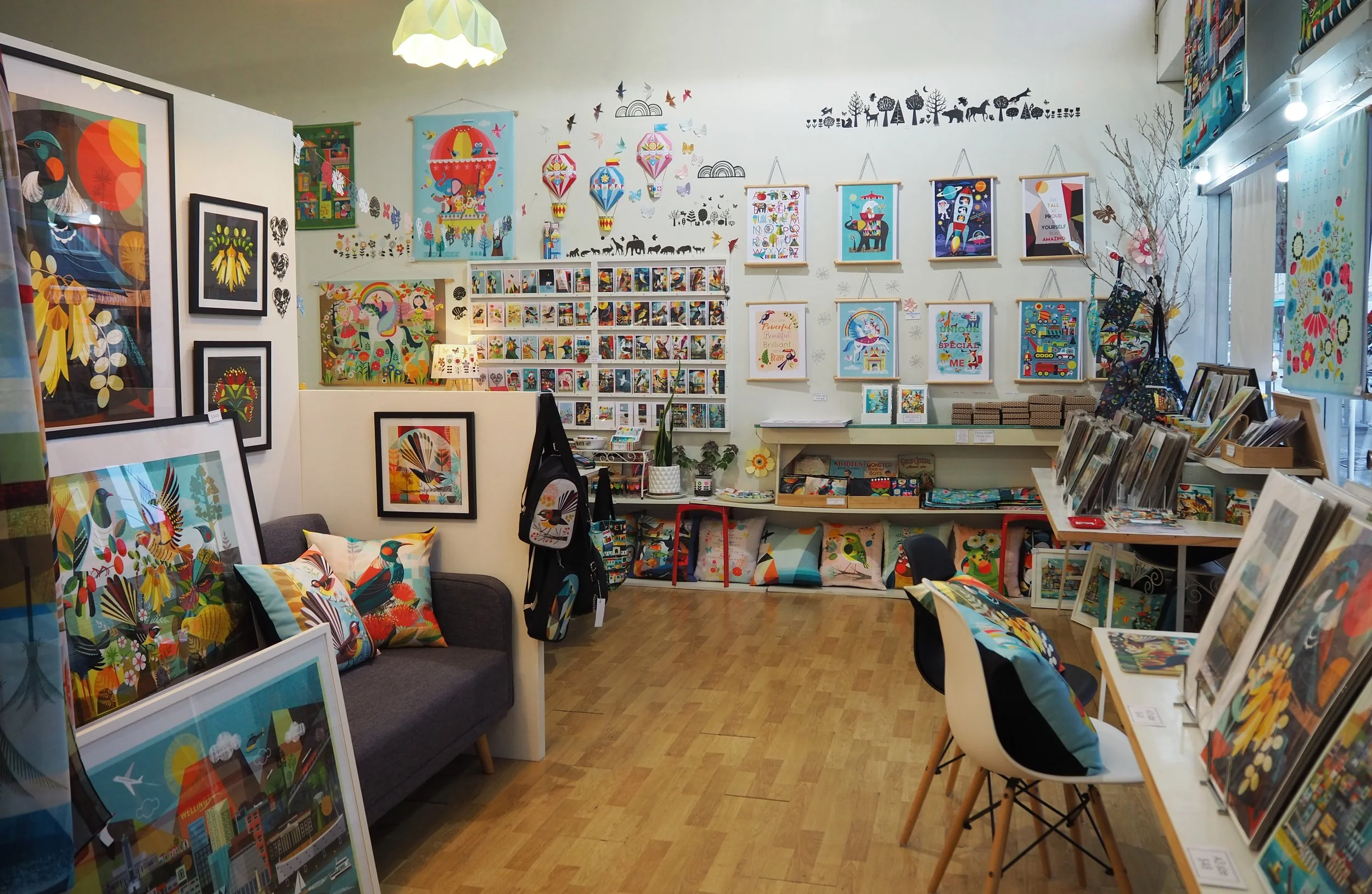 Interior image of Ellen G, a artist shop in Petone, Lower Hutt