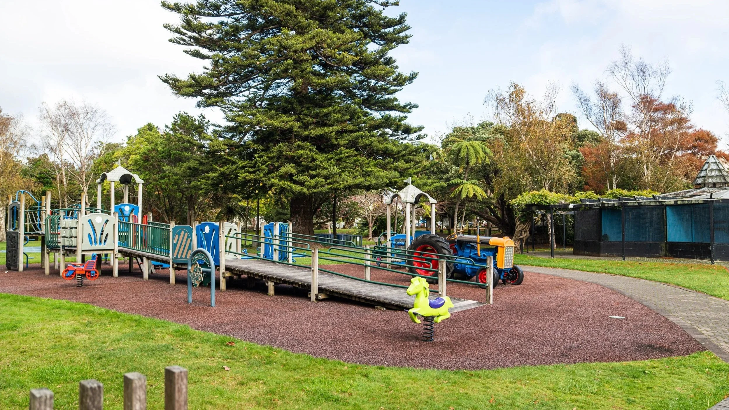 A children's playground located in Riddiford Gardens, Lower Hutt, Wellington