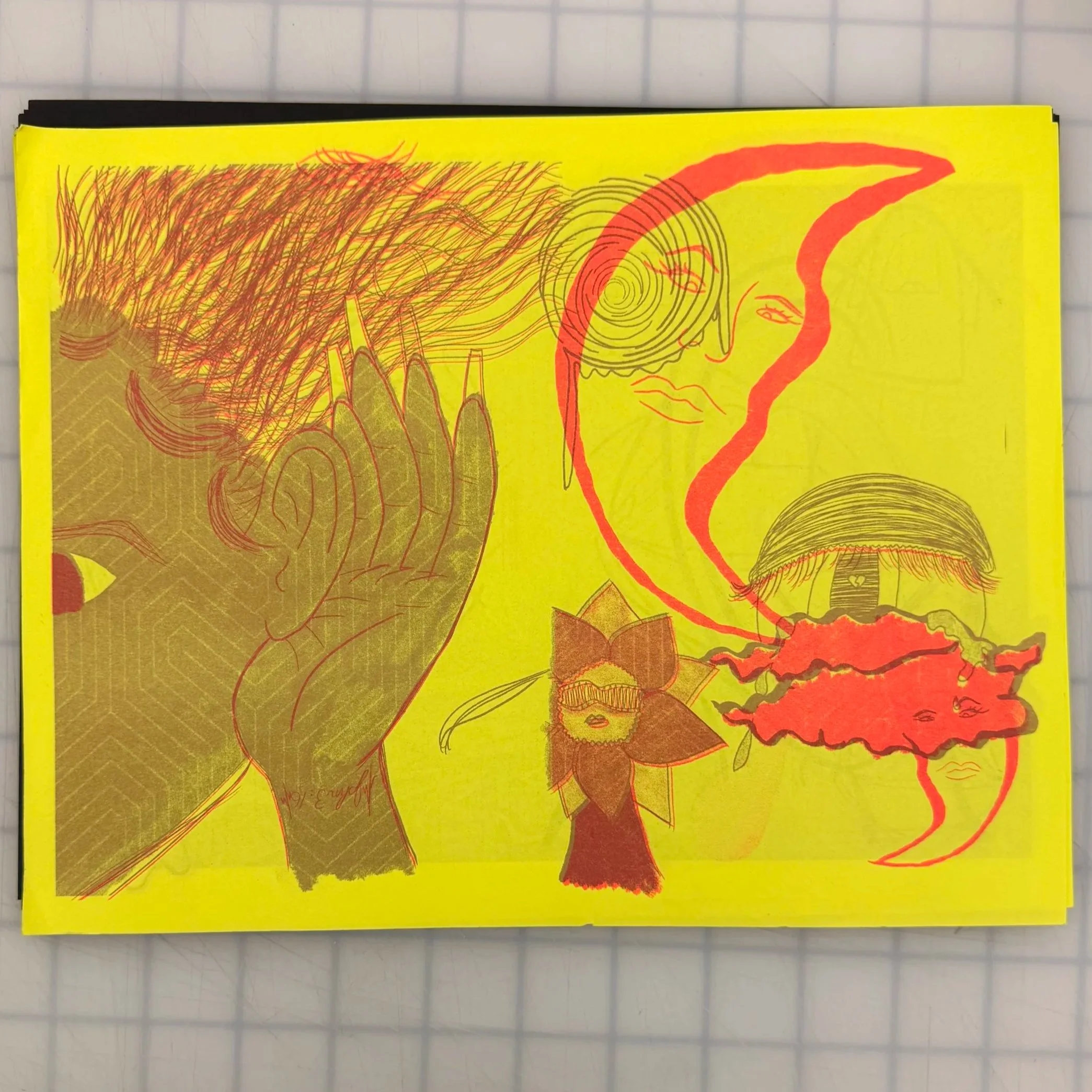 Risograph Yellow