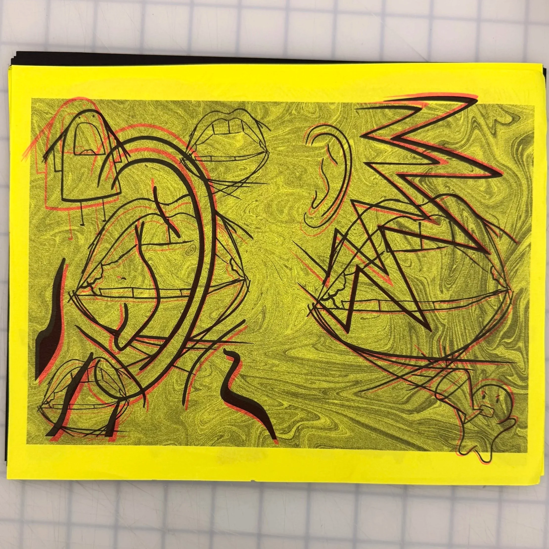 Risograph Yellow