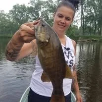 Guided smallmouth bass fishing in Rhinelander Wisconsin