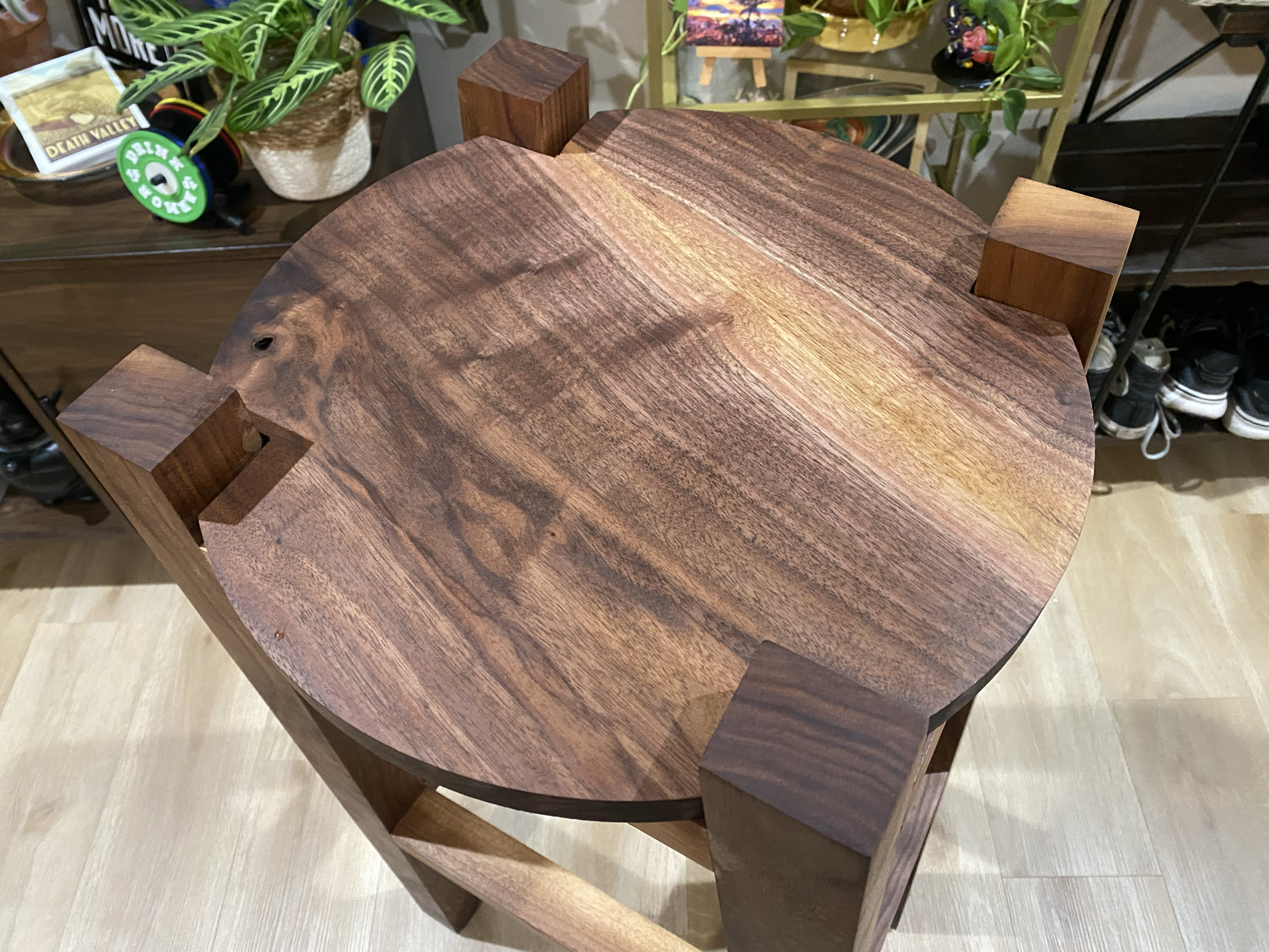 The Walnut Water Stand