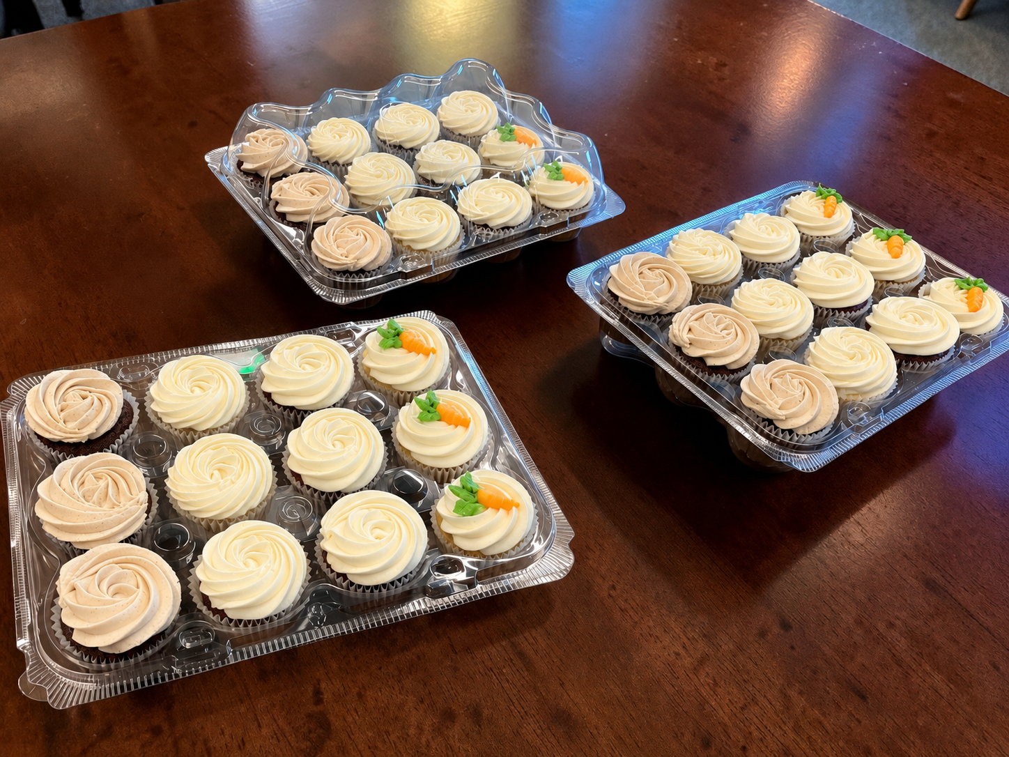 Variety Cupcake (Turkish Coffee, White Chocolate Raspberry, Red Velvet, Carrot Cake) Business Birthday Party