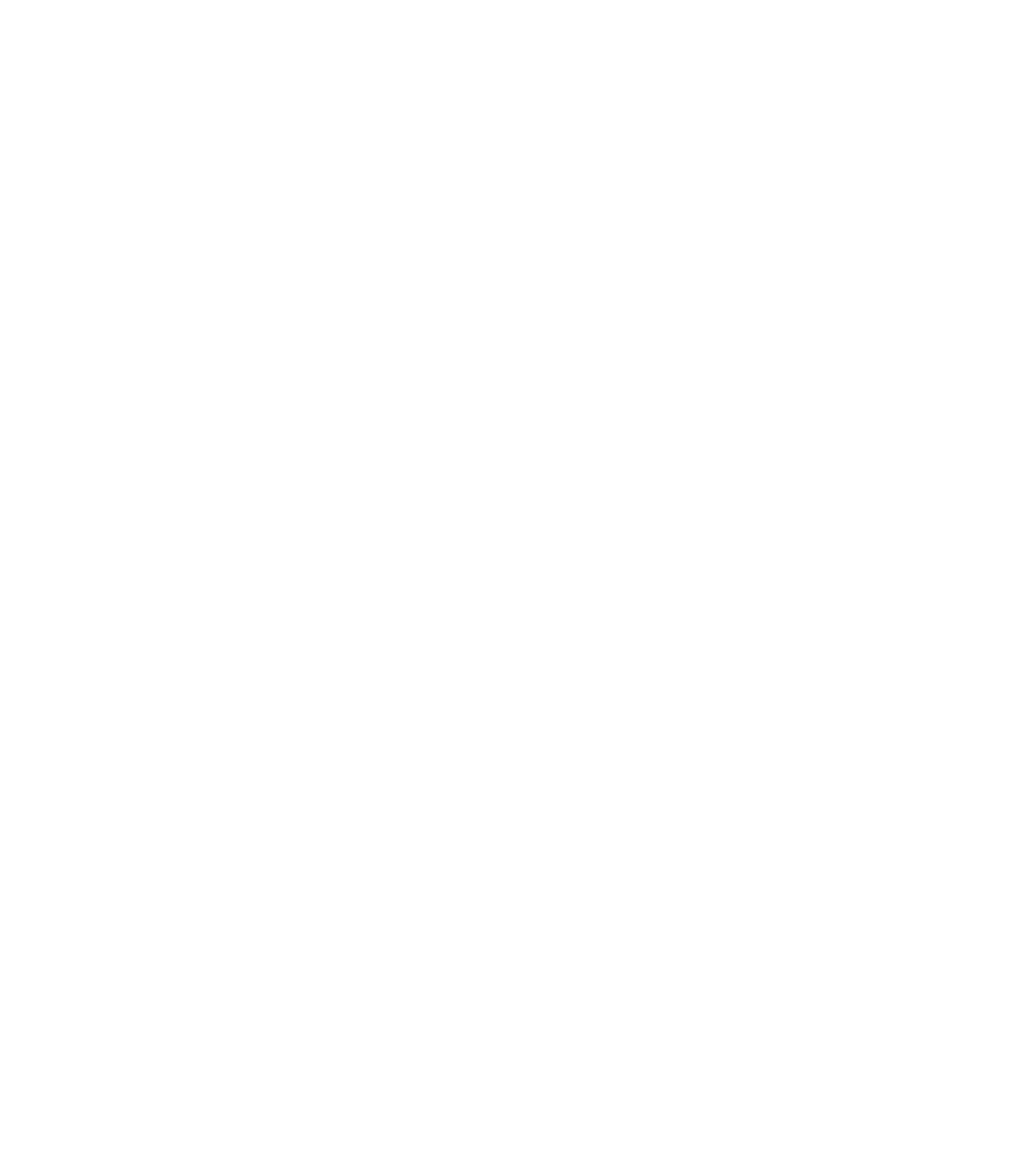 Geometric drawing of an outline square with sections divided by vertical, horizontal, and diagonal lines.