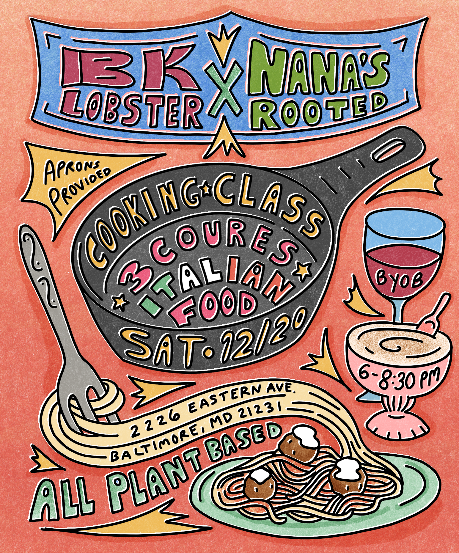 BK Lobster X Nana's Rooted Cooking Class