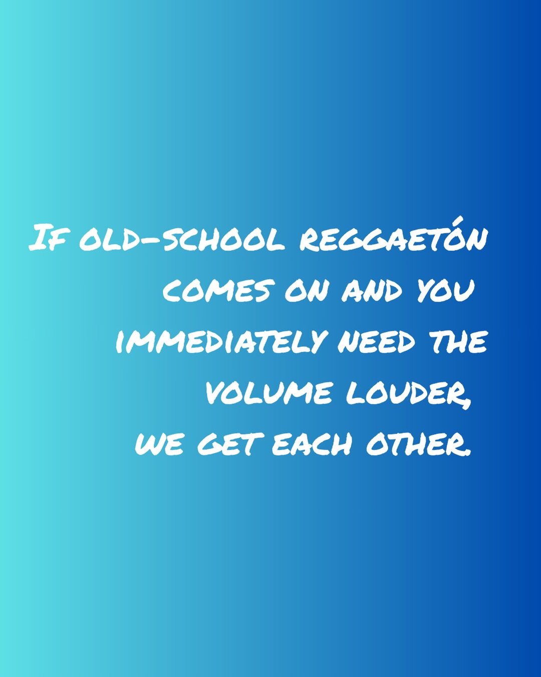 If old-school reggaet&oacute;n comes on and you immediately need the volume louder, we get each other. 🎧 
I remember dancing to this track at Conga Latin Bistro one New Year&rsquo;s Eve - freezing Minnesota winter outside, and absolute heat in the b